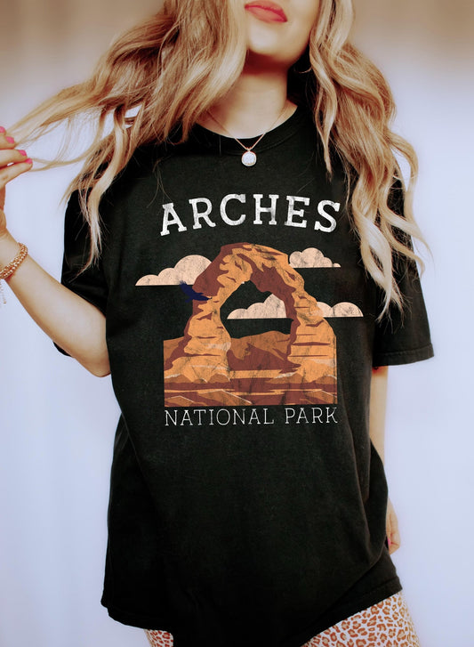 Arches National Park Vintage Comfort Colors Tshirt