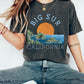 Big Sur National Park Vintage Comfort Colors Tshirt