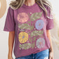 Boho Folk Art Chic Flower Comfort Colors Tshirt