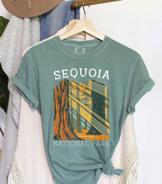 Sequoia National Park Vintage Comfort Colors Tshirt