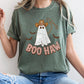 Boo Haw Retro Ghost Comfort Colors Tshirt