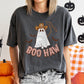 Boo Haw Retro Ghost Comfort Colors Tshirt