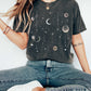 Sun, Moon and Stars Celestial Comfort Colors Tshirt