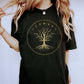 Tree of Life Circle Celestial Comfort Colors Tshirt