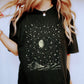 Moon, Stars and Mountains Celestial Comfort Colors Tshirt