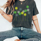 Abstract Color Dandelions Floral Comfort Colors Tshirt