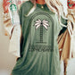Copacabana Palm Tree Beach Comfort Colors Tshirt