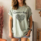 Country Rose And Heart Floral Comfort Colors Tshirt