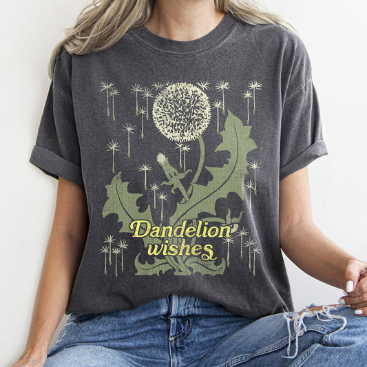 Dandelion Wishes Vintage Comfort Colors Tshirt