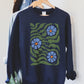 Boho Floral Vintage Sweatshirt