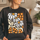 Boho Botanical Daisy Art Nouveau Floral Sweatshirt