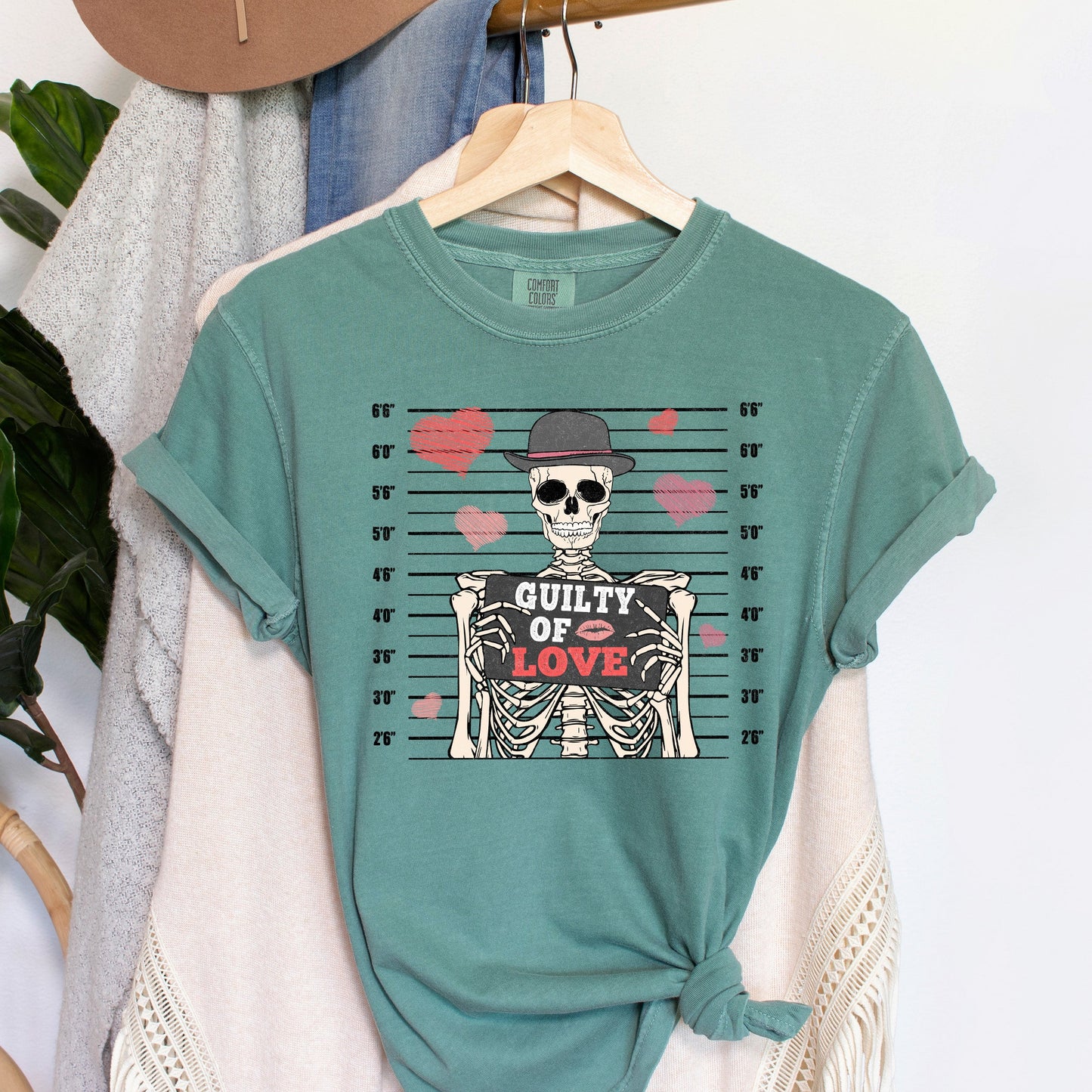 Guilty of Love Funny Comfort Colors Tshirt