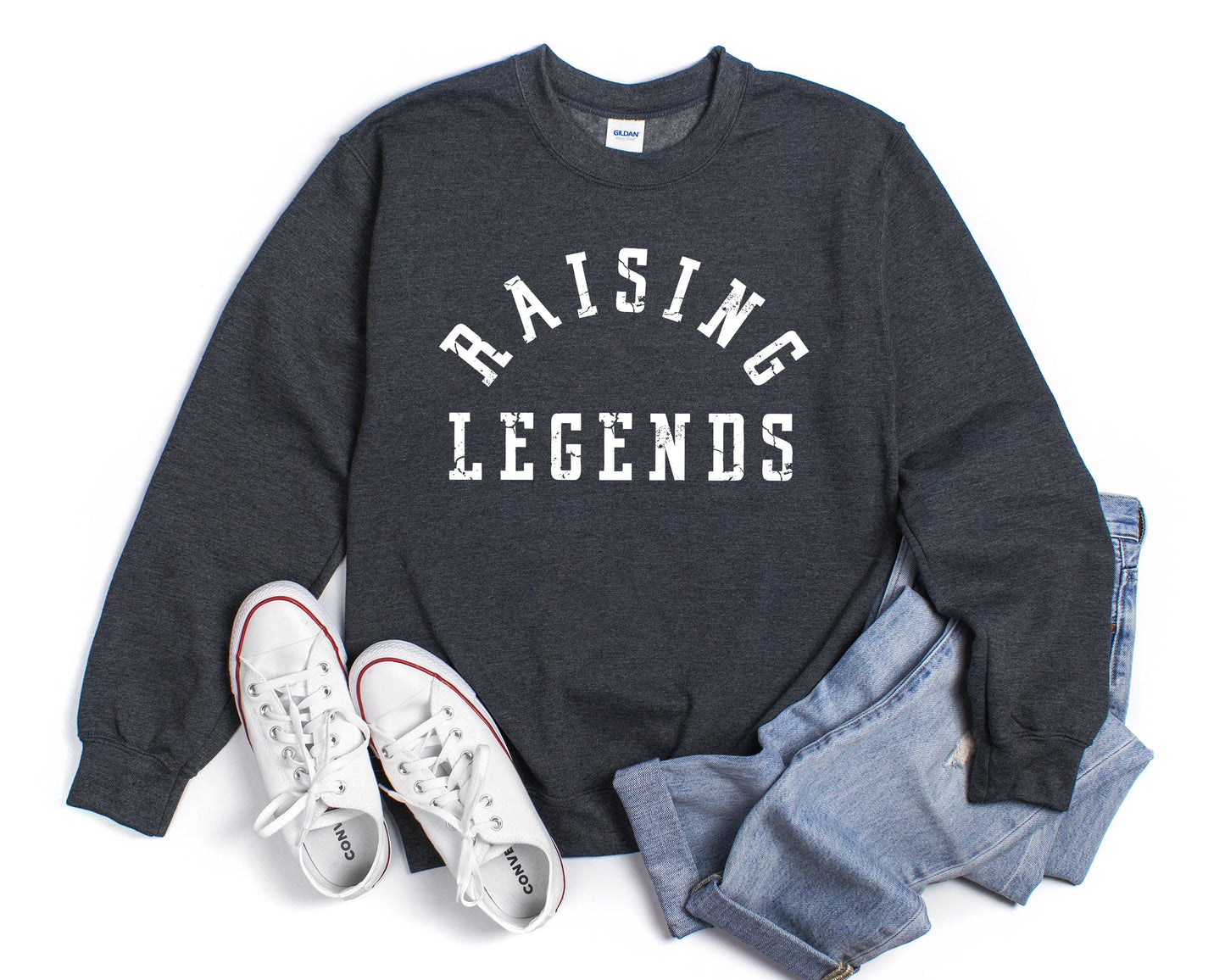 Raising Legends Mother's Day Sweatshirt, Sports Mom, Coach, Father's Day Sweatshirt