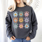 Positive Affirmations, Daisy, Retro, Sweatshirt