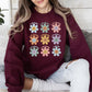 Positive Affirmations, Daisy, Retro, Sweatshirt