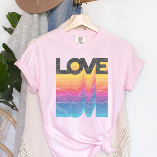 Love Colors Comfort Colors Tshirt