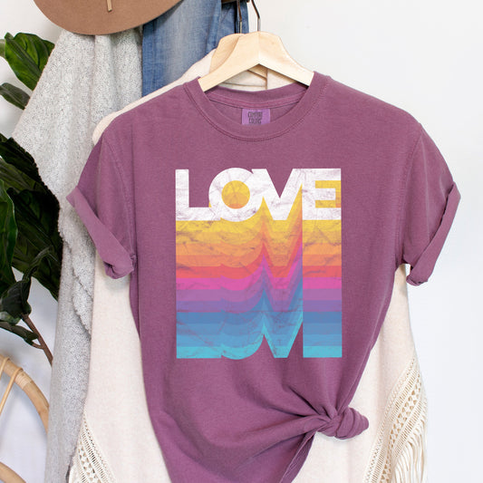 Love Colors Comfort Colors Tshirt