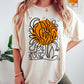 Abstract Stylized Sun and Flowers Comfort Colors Tshirt