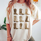 Country Boots Western Comfort Colors Tshirt