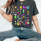 I Love The 80's Icon Pack Comfort Colors Tshirt