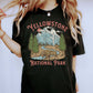 Yellowstone National Park Retro Comfort Colors Tshirt
