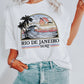 Rio De Janeiro Surf Beach Comfort Colors Tshirt