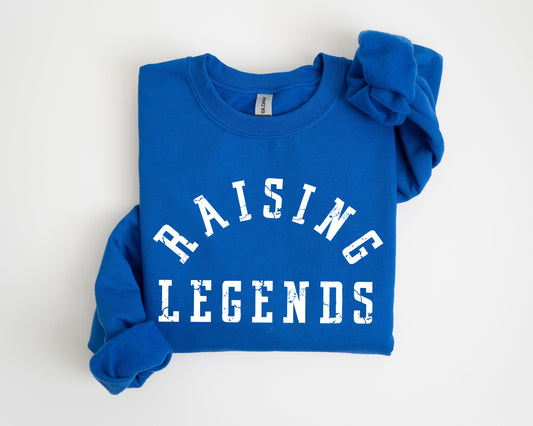Raising Legends Mother's Day Sweatshirt, Sports Mom, Coach, Father's Day Sweatshirt