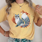 Scandinavian Folk Animal Fox Comfort Colors Tshirt