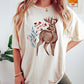 Scandinavian Folk Deer Comfort Colors Tshirt