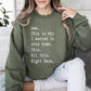 I Wanted To Stay Home Funny Sweatshirt, Sarcastic College Sweatshirt