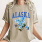 Alaska State Flower Comfort Colors Tshirt