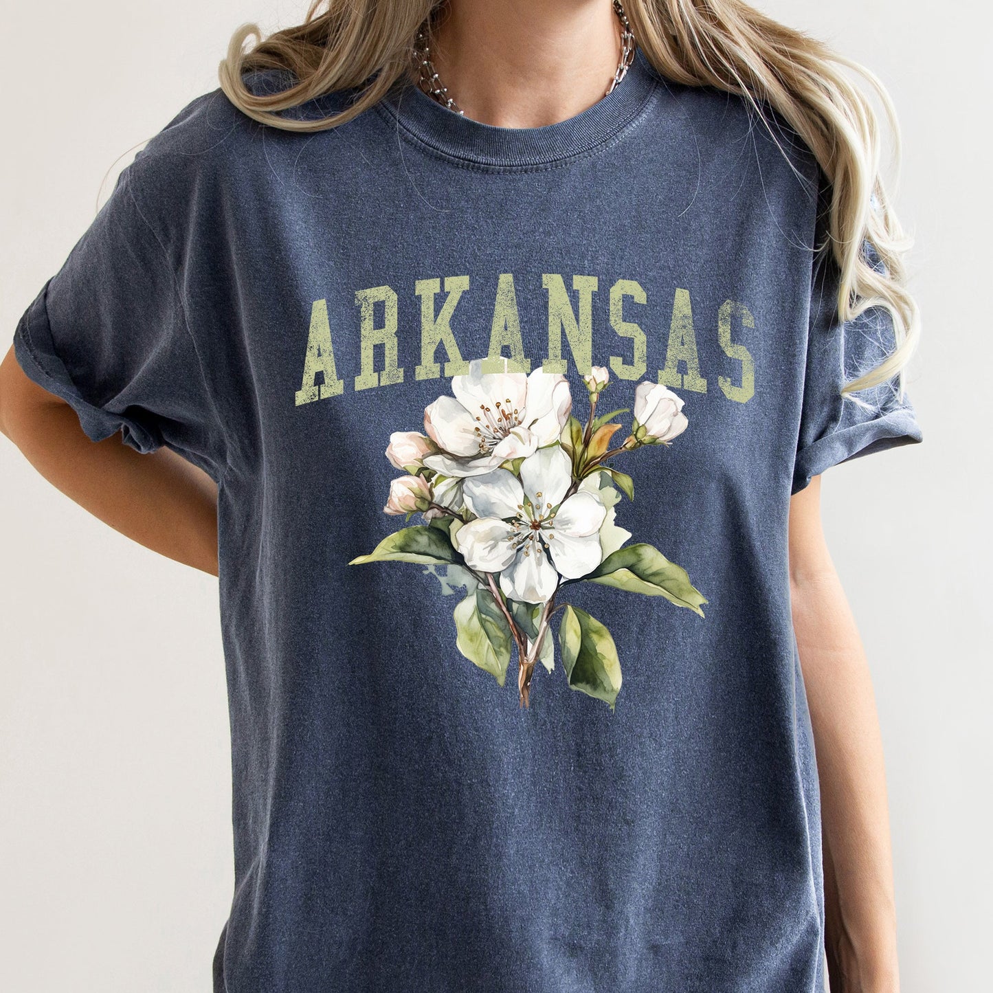Arkansas State Flower Comfort Colors Tshirt
