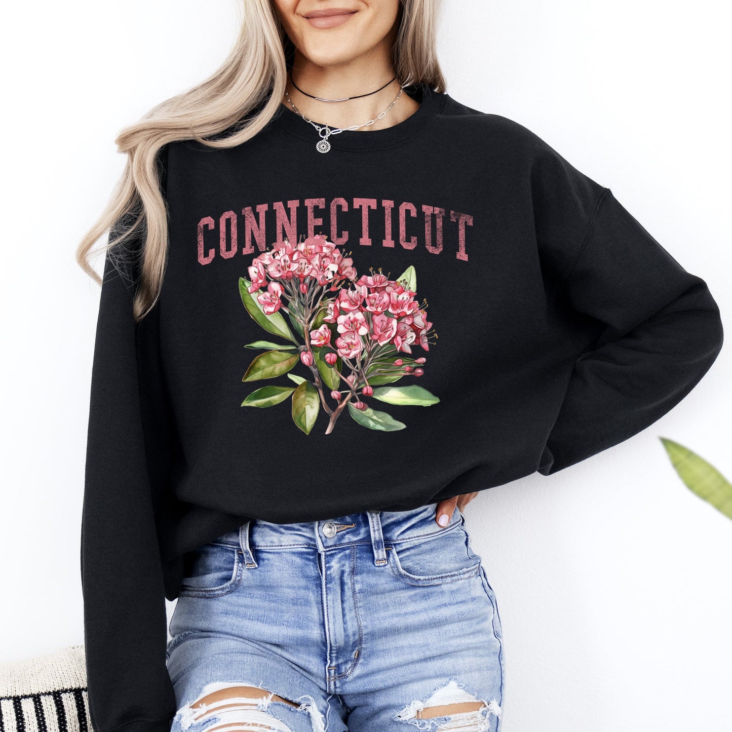 Connecticut State Flower Sweatshirt