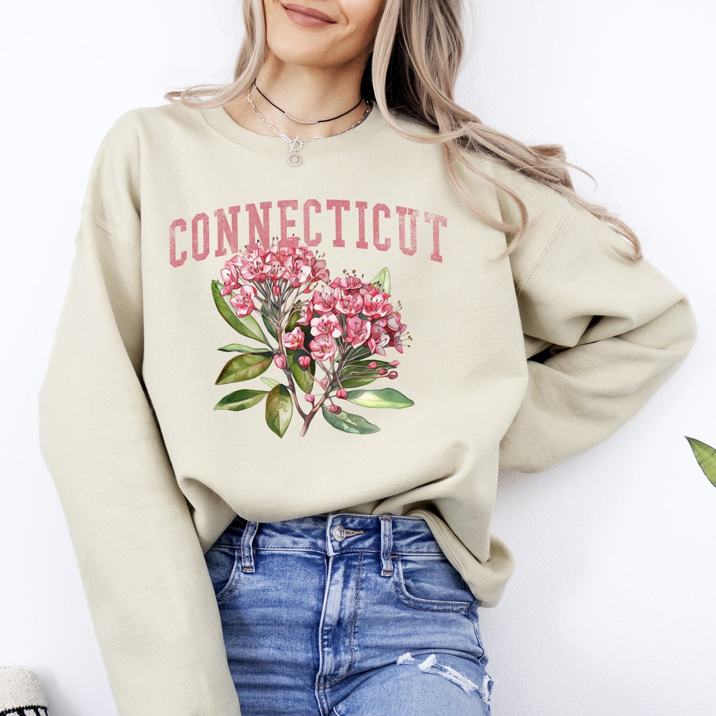 Connecticut State Flower Sweatshirt