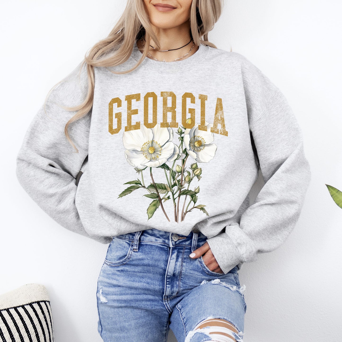 Georgia State Flower Sweatshirt