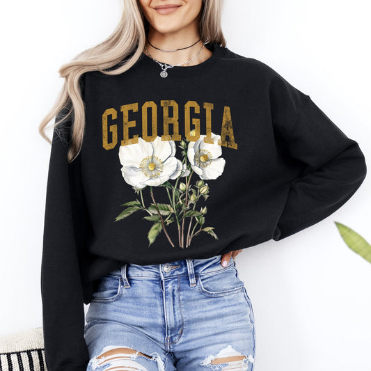 Georgia State Flower Sweatshirt