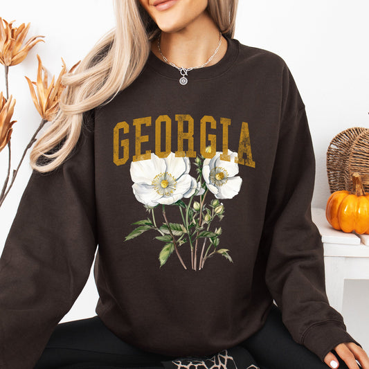 Georgia State Flower Sweatshirt