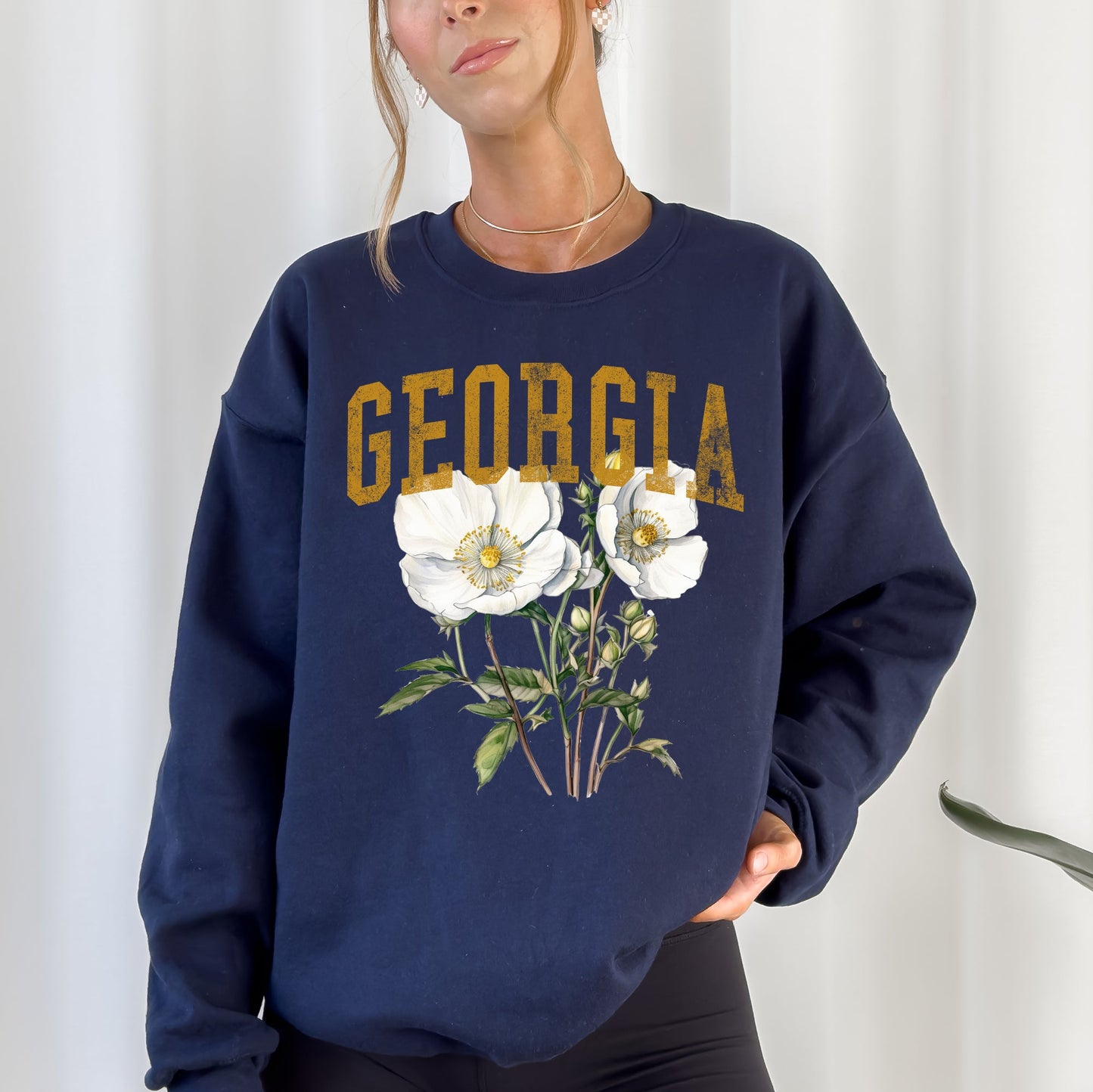 Georgia State Flower Sweatshirt