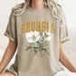 Georgia State Flower Comfort Colors Tshirt