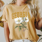Georgia State Flower Comfort Colors Tshirt