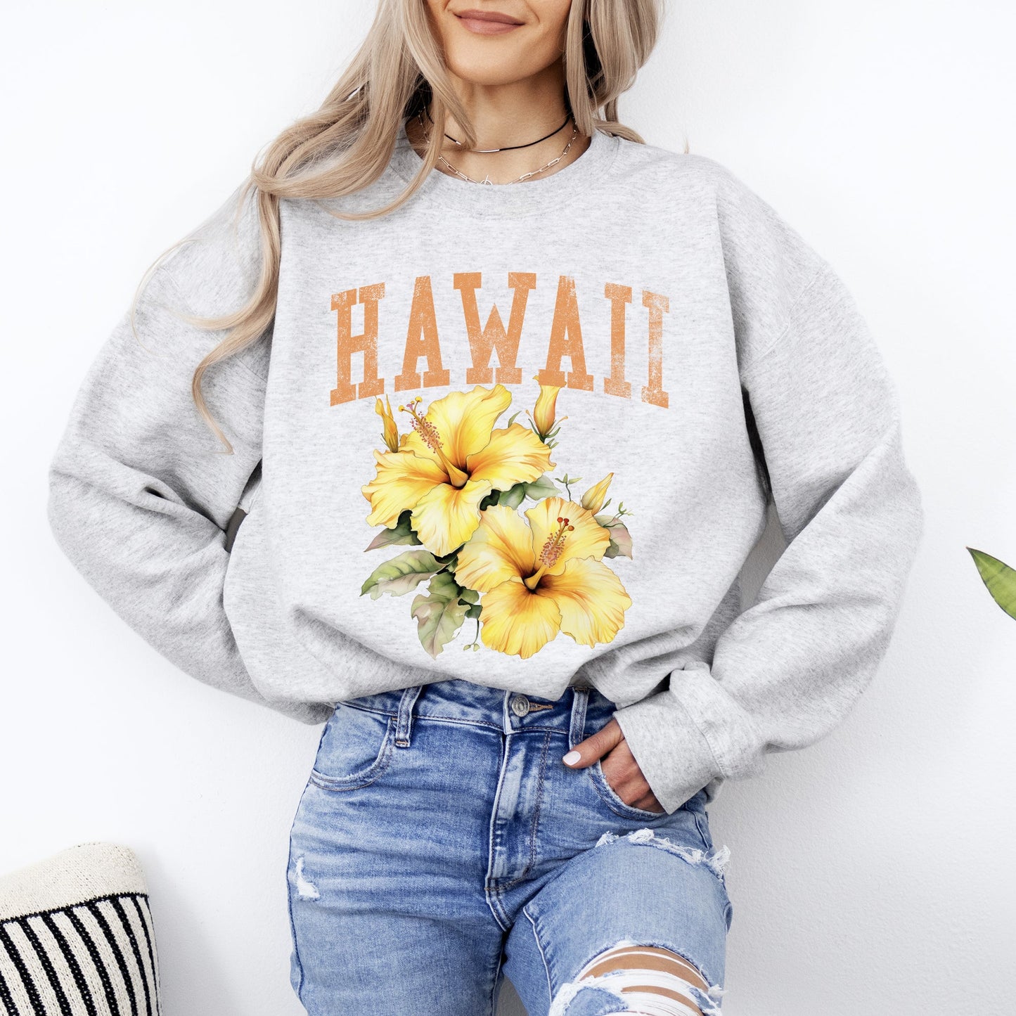 Hawaii State Flower Sweatshirt