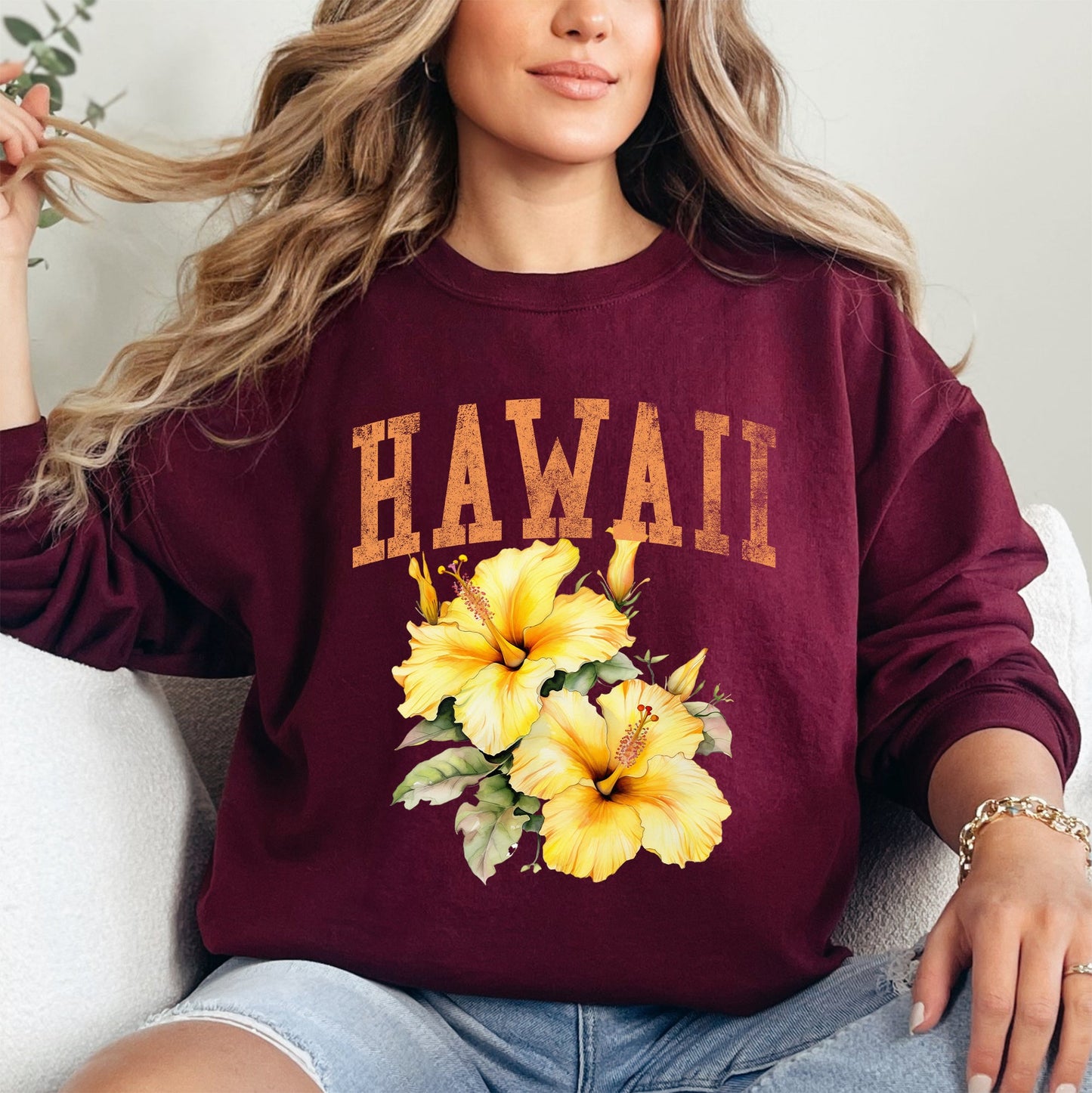 Hawaii State Flower Sweatshirt