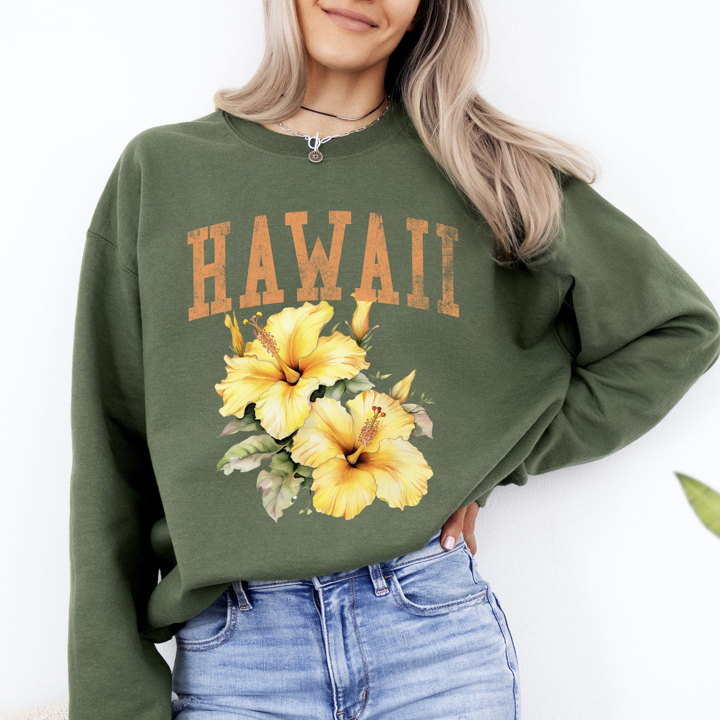Hawaii State Flower Sweatshirt