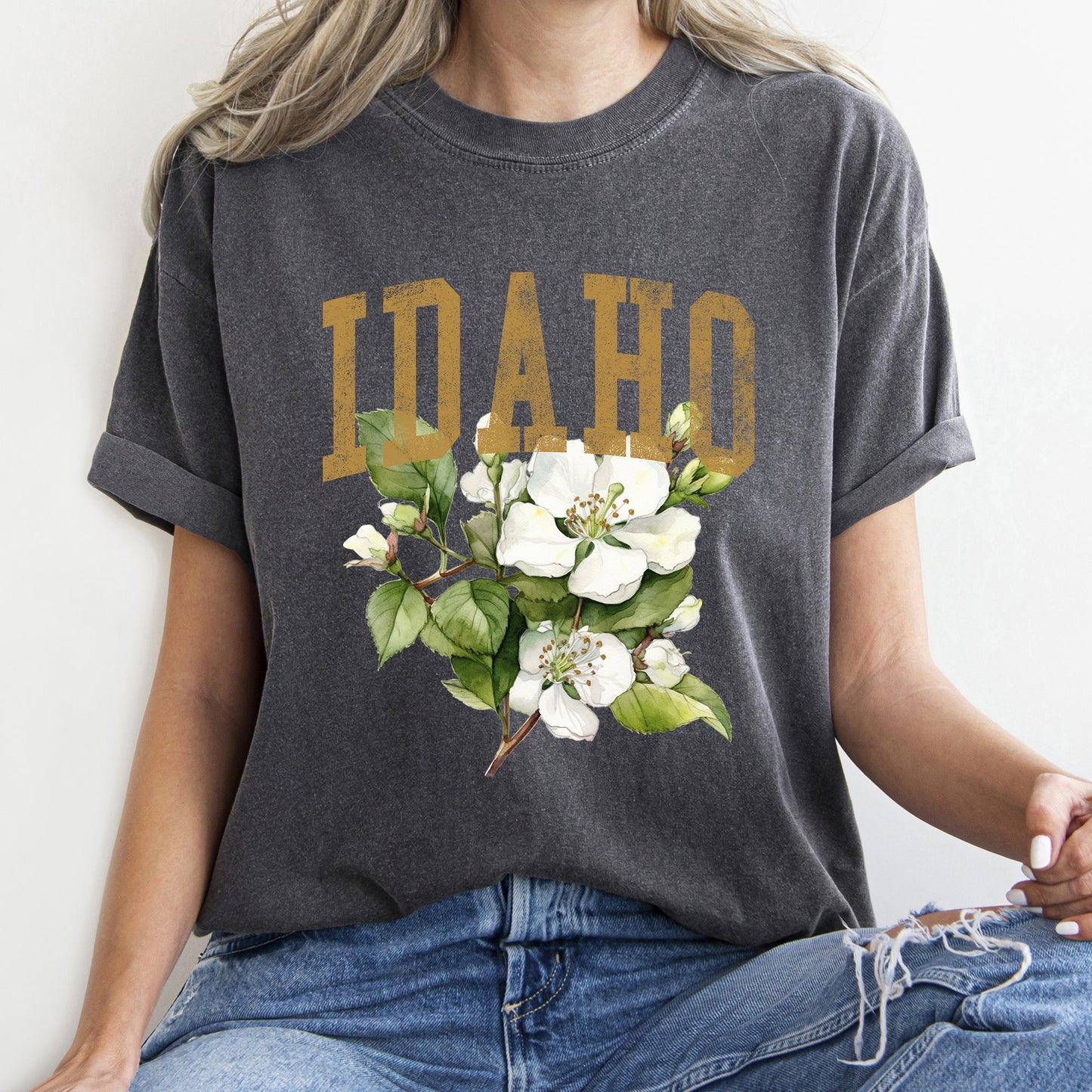 Idaho State Flower Comfort Colors Tshirt
