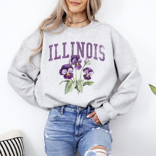 Illinois State Flower Sweatshirt