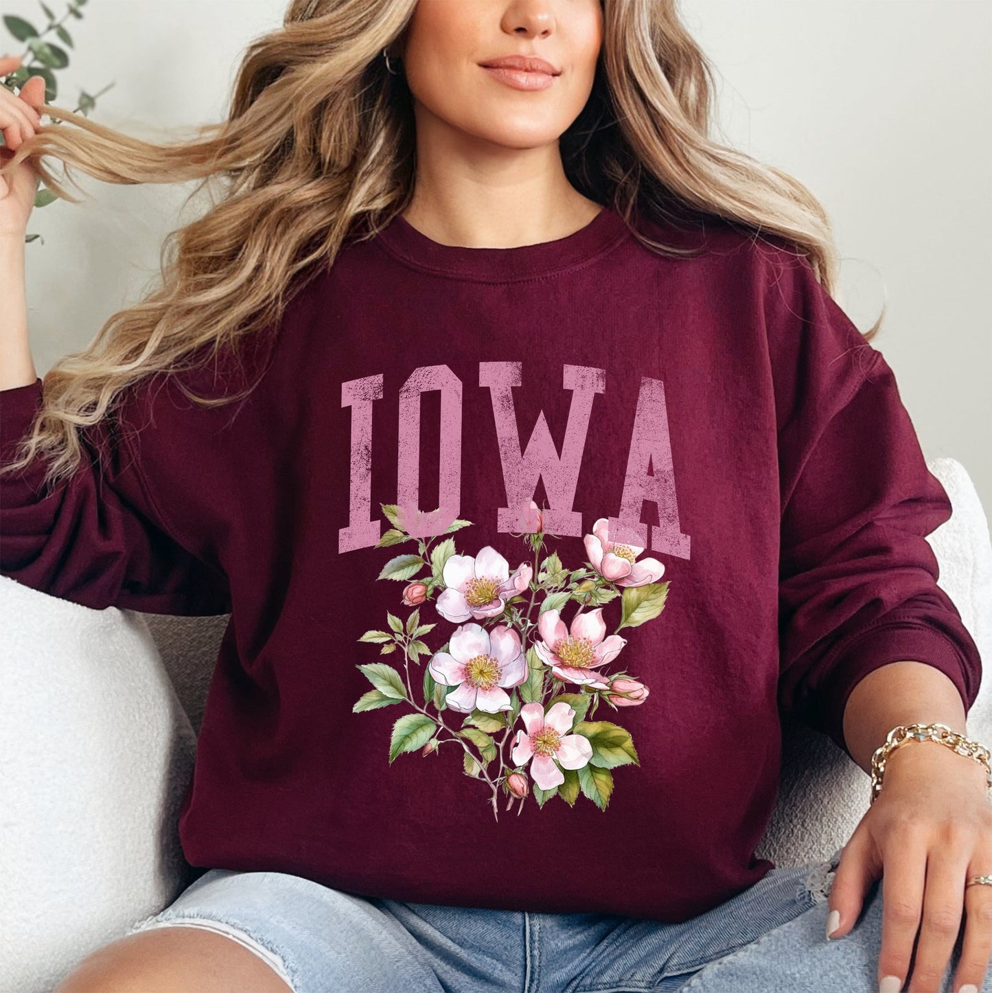 Iowa State Flower Sweatshirt