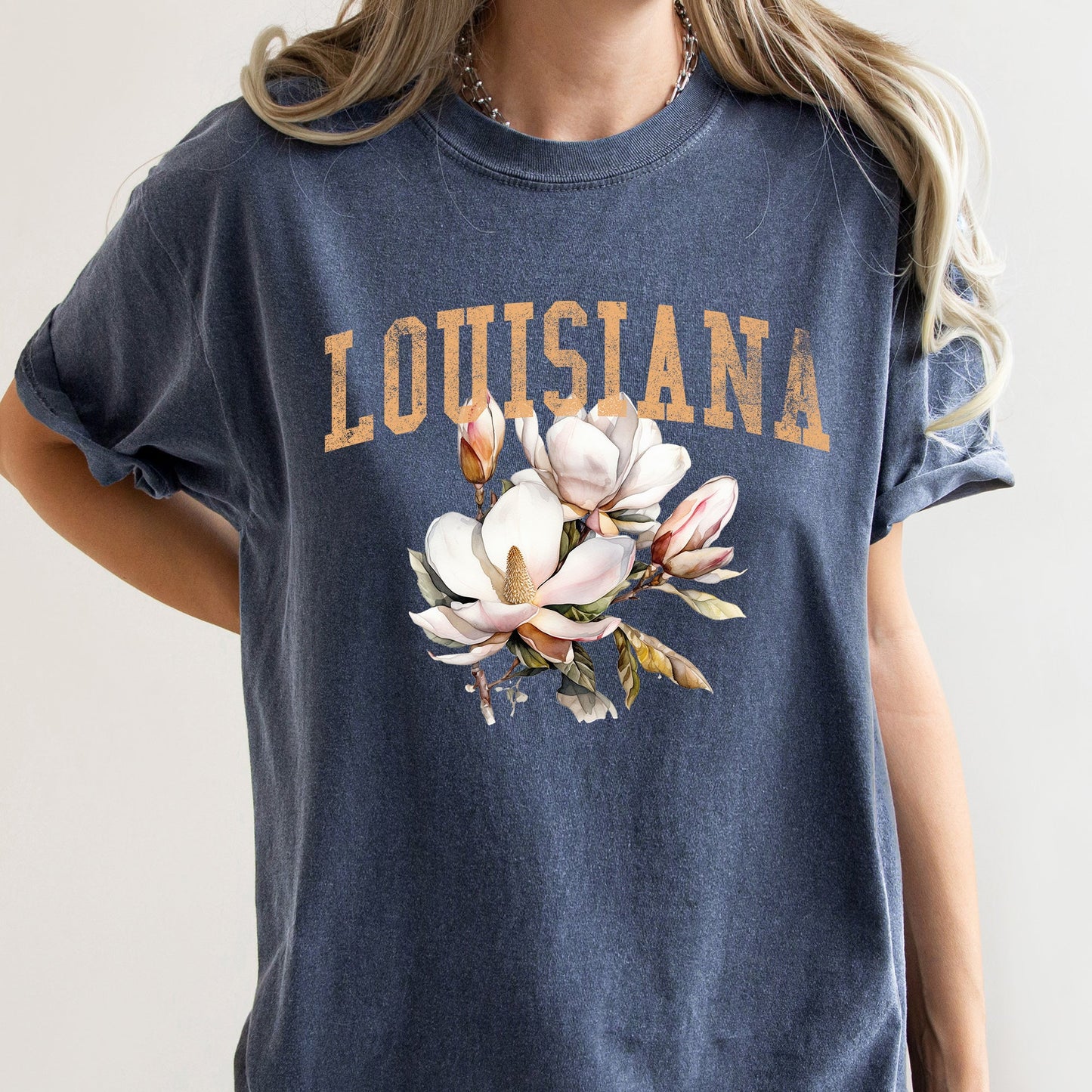 Louisiana State Flower Comfort Colors Tshirt