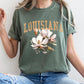 Louisiana State Flower Comfort Colors Tshirt