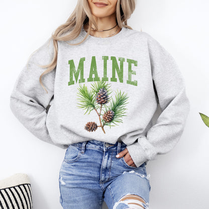 Maine State Flower Sweatshirt