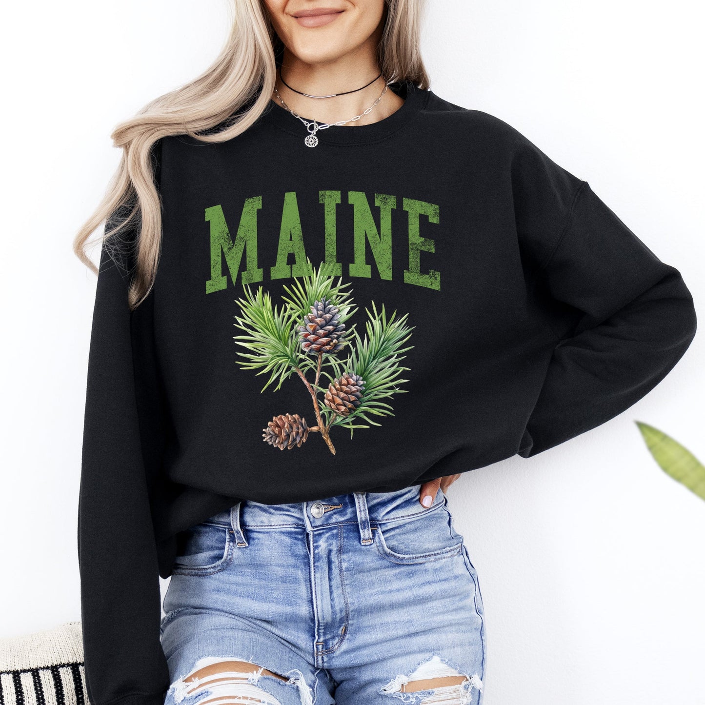 Maine State Flower Sweatshirt